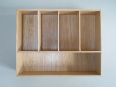 Holzlade Unterteilungen