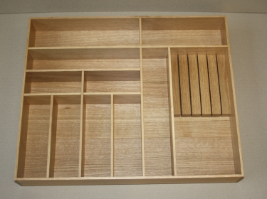 Holzlade Unterteilungen