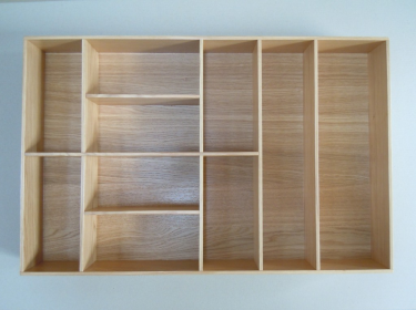 Holzlade Unterteilungen