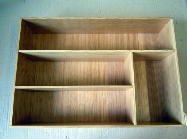 Holzlade Unterteilungen